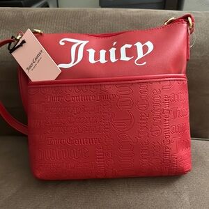 -* Juicy Couture Red Crossbody Bag